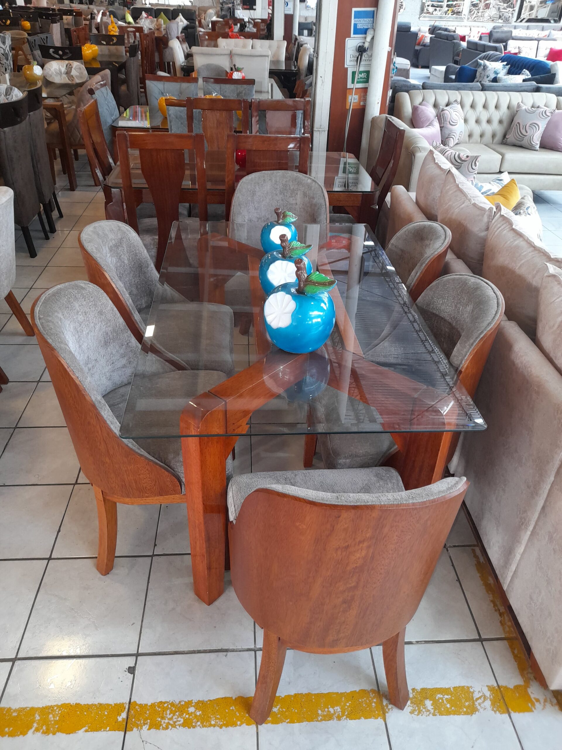 COMEDOR DE 6 BASE ARAÑA